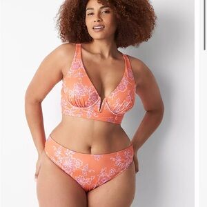 Underwire V-Wire Bikini Swim Top 767